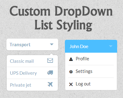 Custom DropDownList Styling下拉框美化49