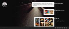 很棒的个人网站摄影图片网站 全屏响应Ajax HTML模板