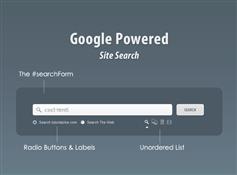 jQuery调用谷歌API的网站搜索