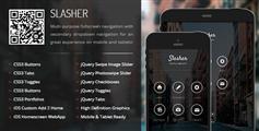 Slasher — 手機|平板響應模板HTML5手機網站模板框架UI設計