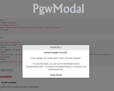 PgwModal  jQuery的響應模態/對話框窗口721