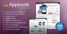 Apptastik HTML 3种风格网站模板