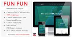 响应式html5企业、工作室官网HTML整站模板页面 - Fun Fun