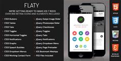 Flaty Mobile Retina | html5手機網站模板