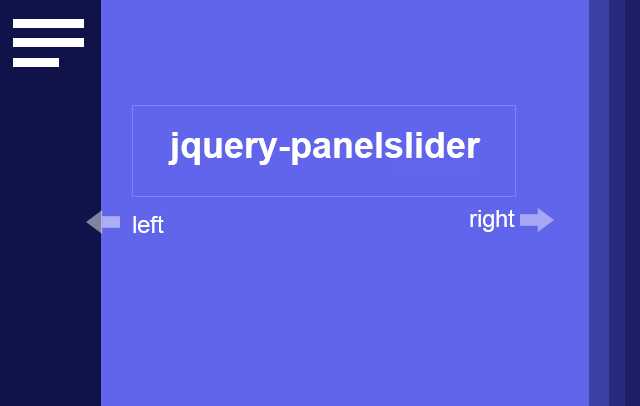 jquery.panelslider左右侧边栏滑出菜单插件1291