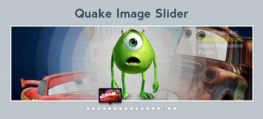 Quake SliderjQuery图像内容滑块插件1154