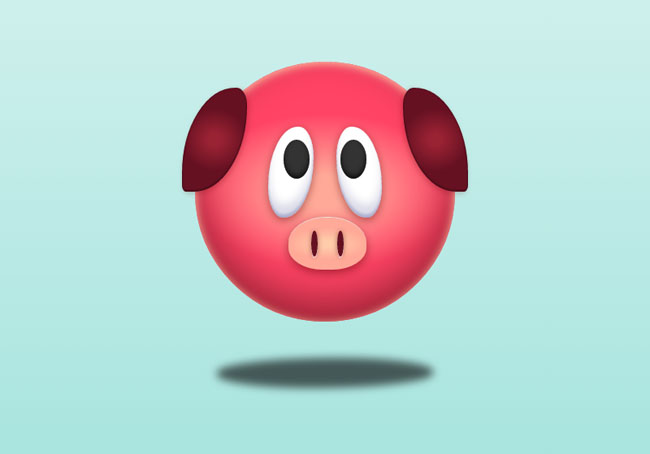 CSS3浮动的小猪动画1356