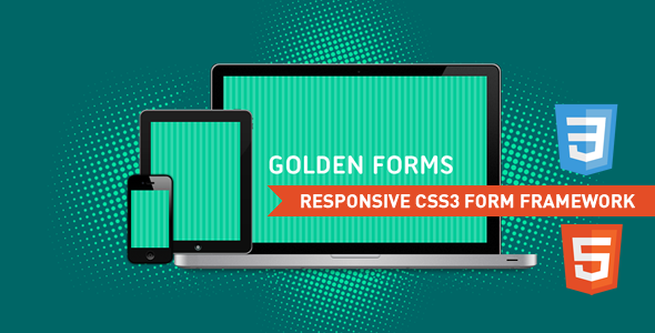 Golden Forms - 功能强大的响应CSS3表单框架 登陆 验证 联系表单1493