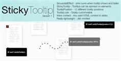 StickyTooltip-jquery動畫效果提示工具插件