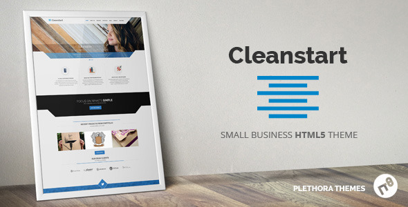 Bootstrap3小型企业网站模板_html响应式官方网站模板 - CLEANSTART1375