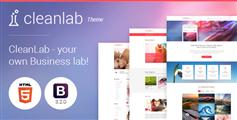CleanLab - 红色企业网站HTML5模板