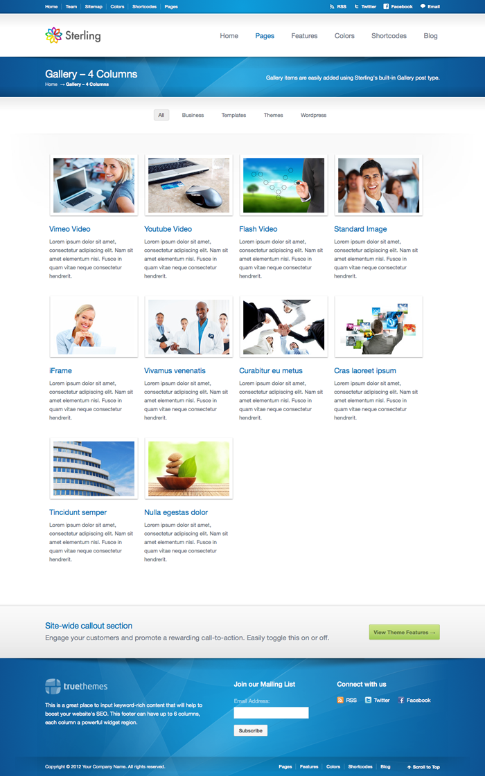 Sterling - HTML5响应式企业网站模板1657