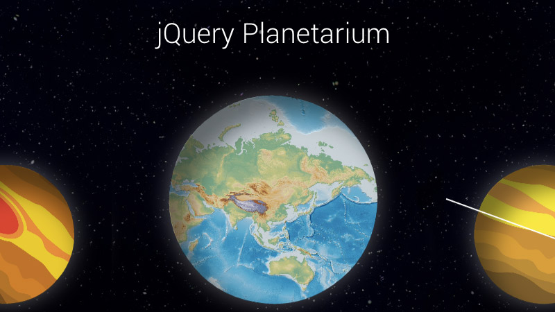 planetarium - 在你的网站上构建交互式宇宙星球动画1660
