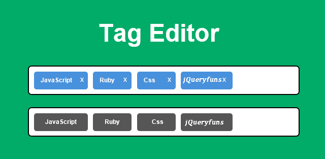 jquery回车生成标签带删除 标签编辑器插件 tag-editor1733