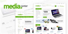 电子商务商城购物HTML模板 - MediaCenter