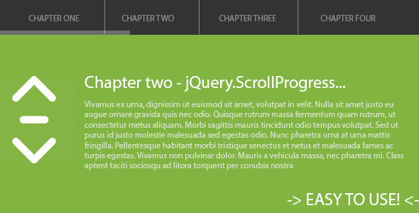 Jquery.ScrollProgress - 单页滚动监控多个部分进度的JQuery插件2615