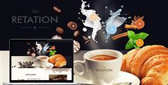 Retation - 自助餐廳咖啡酒吧HTML5網站模板