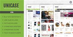 电子购物商城html和php模板 - Unicase