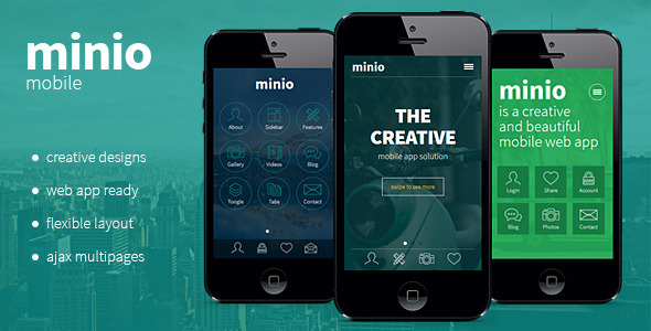 minio - HTML手机网站模板 _手机web app设计基于framwork7框架2191