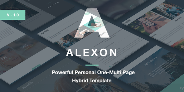 Alexon - 个人网站单页/多页混合HTML5模板2188