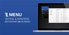 TT Menu - 自定义风格垂直和水平Bootstrap导航菜单