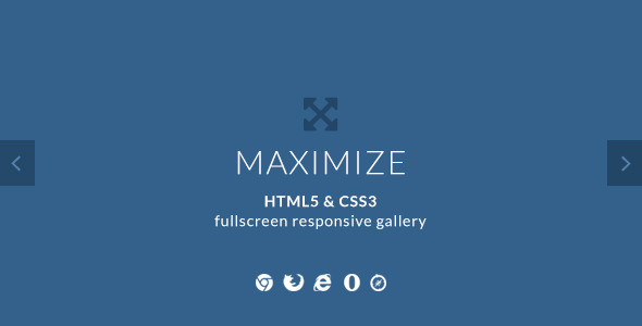 Maximize - 响应设计HTML5&CSS3全屏图片画廊2369