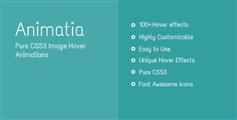 Animatia - 纯CSS3鼠标悬浮图片动画效果