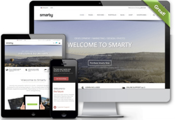 Smarty - 非常强大HTML5模板包括企业商城博客后台模板等500+html页面