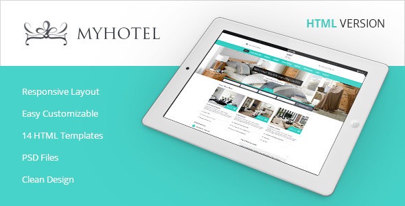 淡蓝色酒店在线预订HTML模板_Bootstrap网上预订酒店模板 - My Hotel4272