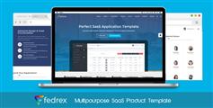 Fedrex - 软件产品Saas官网HTML模板_软件服务公司HTML5模板