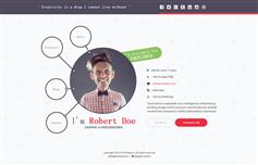 很有创意的个人简历网站_简约特别个人博客模板 - Mr.Robert