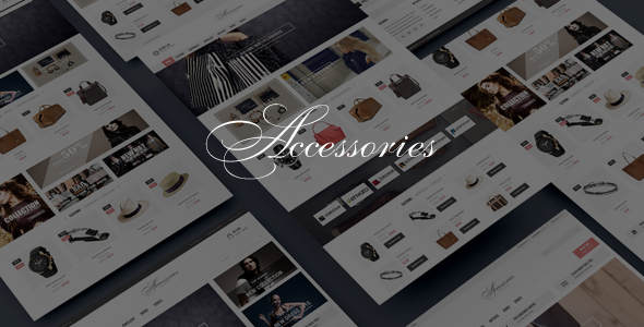 商城HTML5模板_Bootstrap鞋帽服装电商网站框架 - Accessories3187