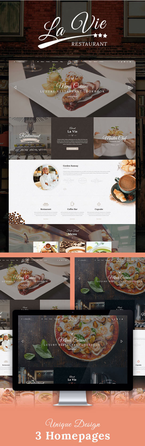 Bootstrap3餐厅咖啡店html模板_响应式咖啡店html5框架 - Lavie3753