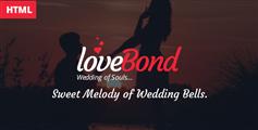 響應式婚禮html模板_Bootstrap婚禮網站模板 - LoveBond