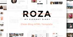 10套主页博客html模板_干净响应式Bootstrap博客模板 - Roza