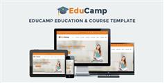 Bootstrap框架橙色教育机构HTML模板_在线课程大学院校官网HTML模板