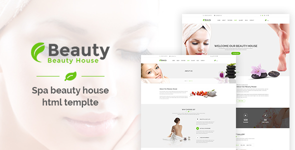 Beautyhouse一个充分响应的Bootstrap保健与美容HTML模板框架4669