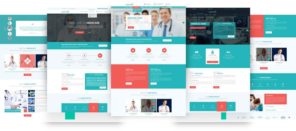 绿色Bootstrap医疗行业网站模板HTML5响应式医疗健康网站UI - Medicre4697