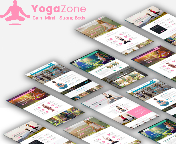 超级漂亮瑜伽馆网站HTML模板框架_多风格响应式瑜伽网站UI设计 - Yoga Zone4702