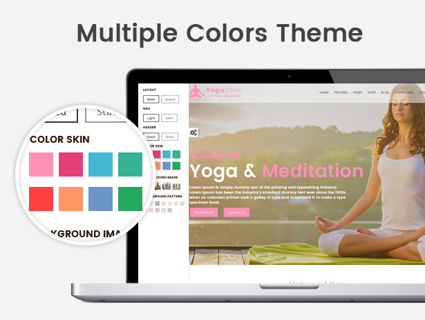 超级漂亮瑜伽馆网站HTML模板框架_多风格响应式瑜伽网站UI设计 - Yoga Zone4704