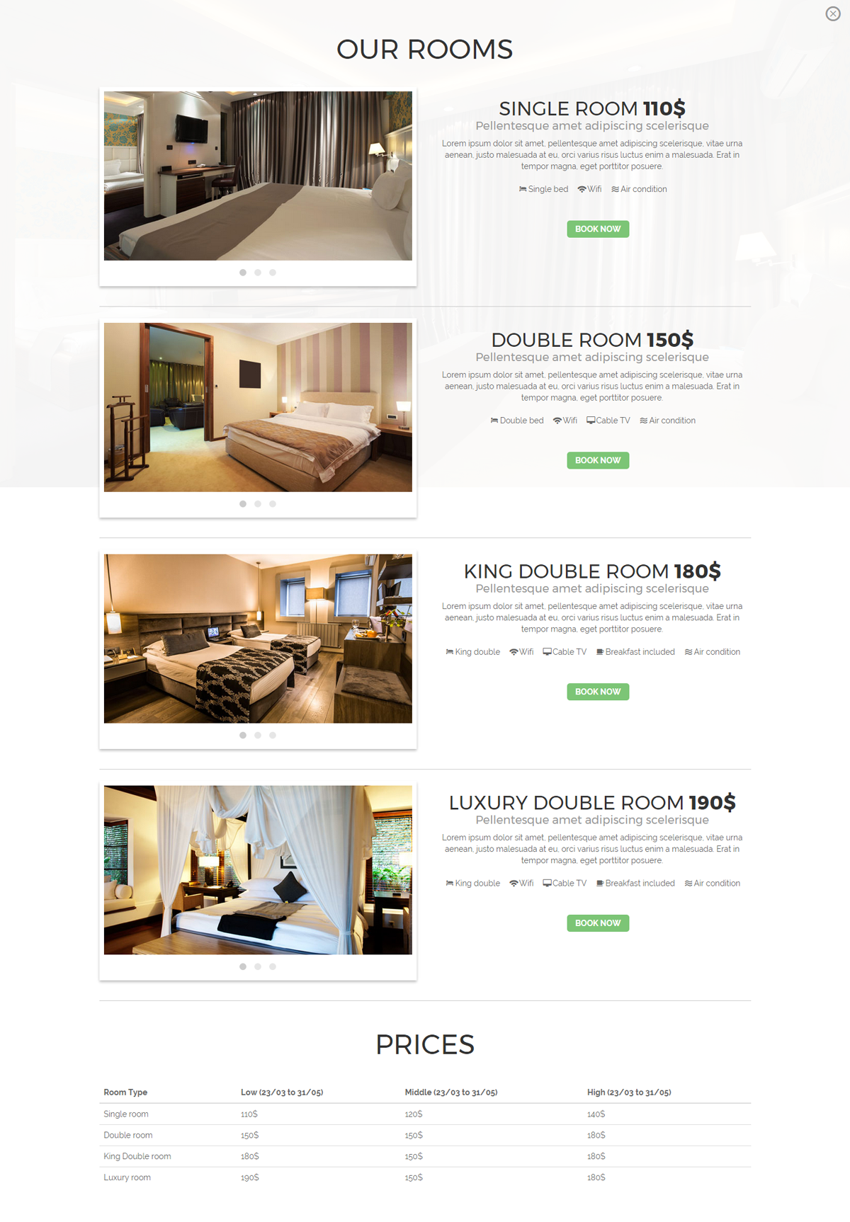 响应式酒店预订网站HTML5模板_简单酒店预订网站模板 - MAGNOLIA4916