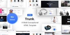 精美响应式Bootstrap企业网站模板_兼容手机端HTML5公司网站 - TRUNK