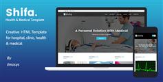 响应式Bootstrap医疗健康网站模板_Bootstrap企业网站模板 - Shifa