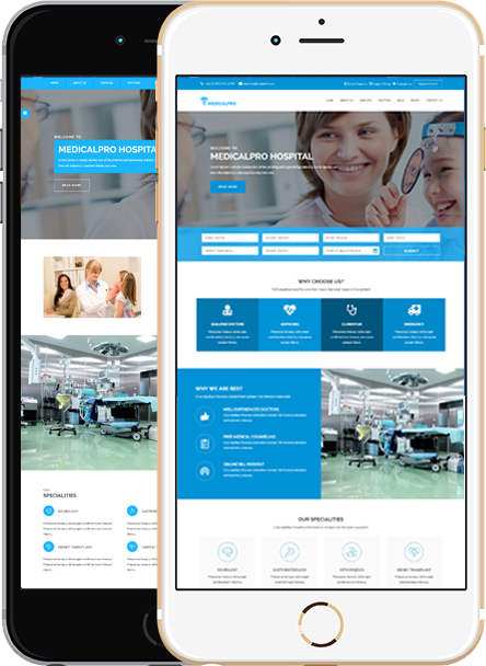 多风格医院,医疗,诊所,护理和医生网站HTML模板 - MedicalPro5082
