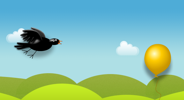 jquery动态的乌鸦飞翔动画jquery小鸟飞特效5328