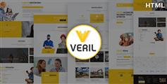 Bootstrap4建筑行业企业网站HTML模板 - Veril