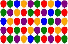 CSS3彩色气球矩阵排列特效