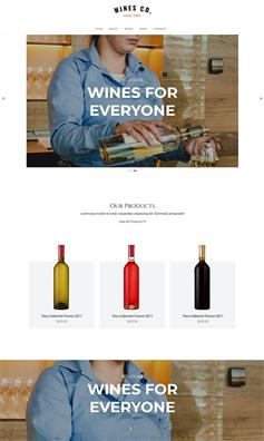 酒莊葡萄酒網上商城HTML5模板