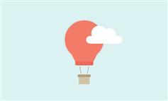 纯CSS3热气球云朵动画特效