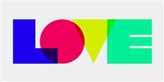 CSS3创意几何Love字母特效
